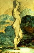 Theodore   Gericault, femme nue
